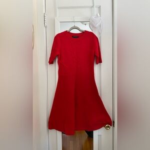 Banana Republic Red Midi Dress